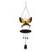 Xchenda Wind Chimes Metal Butterfly Wind Chimes Metal Crafts Painted Decorative Bell Pendants