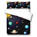 Solar System Chart Duvet Cover Set King Double Full Twin Single Size Bed Linen Set