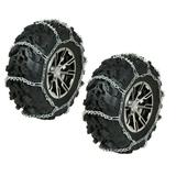 REAR ATV Tire Chains Pair fits Kawasaki KAF620 Mule 3000 3010 2004-2007