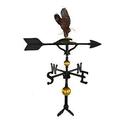 Montague Metal Products 32-Inch Deluxe Weathervane with Color Eagle Ornament