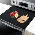 Silicone Stove Top Cover for Electric Stove - 27.75X20 inch Electric Stove Cover Glass Top Stove Cover Extra Large Silicone Dish Drying Mat Ceramic Glass Cooktop Protector(Black)