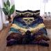 Egyptian Horus Ethnic Duvet Cover Set UK Single Double King US Twin Full King Size Bed Linen Set