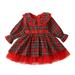 Toddler Girl s Dress Fashion Long Sleeve Lace Ruffles Corduroy Dresses Elegant Soft Outwear