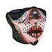 ZanHeadgear WNFM082H Half Mask Neoprene Reversible Sugar Skull To Purple