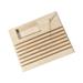 DGOO 1 Piece DIY Quilted Wooden Sewing Ruler Beech Wood Spoon Manual Stitching Tool Sewing Tool Storage Rack (small)