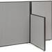 Global Industrial Cubicle, Wood in Gray | 60 H x 96 W x 120 D in | Wayfair 236627GY