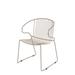 iSiMAR Bolonia Stacking Patio Dining Armchair Metal in Gray/Brown | 29.5 H x 22 W x 20.8 D in | Wayfair 7207_GT