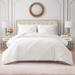 Juicy Couture Diamond Ruffle Reversible Comforter Sets Polyester/Polyfill in White | Twin Extra Long Comforter + 1 Standard Sham | Wayfair