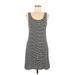 Olivia Rae Casual Dress - Mini Scoop Neck Sleeveless: Gray Dresses - Women's Size Medium