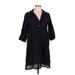 Elena Baldi Casual Dress - Popover: Black Dresses - Women's Size Large