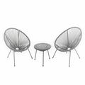 Corrigan Studio® Cabool 3 Piece Seating Group Plastic | Outdoor Furniture | Wayfair DA8BCFBE2E1247768D064AC7753BB750