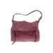 Aimee Kestenberg Leather Satchel: Burgundy Bags