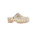 J.Crew Mule/Clog: Slip-on Platform Casual Ivory Shoes - Women's Size 8 - Round Toe