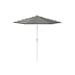 Ivy Bronx Lourene 86.3" Market Umbrella w/ Crank Lift Counter Weights Included in Black | 94.1 H x 86.3 W x 86.3 D in | Wayfair