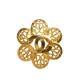 CHANEL CC Flower Brooch Costume Brooch