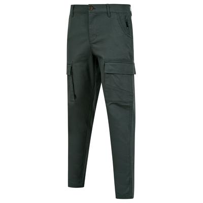 Trousers Almagro Stretch Cotton Blend Multi-Pocket Cargo Trousers in Asphalt Grey- / XXL - Tokyo Laundry