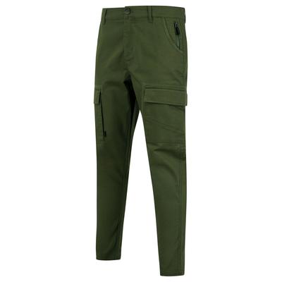 Trousers Almagro Stretch Cotton Blend Multi-Pocket Cargo Trousers in Grape Leaf / S - Tokyo Laundry