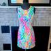 Lilly Pulitzer Dresses | Lilly Pulitzer Dress | Color: Green/Pink | Size: 0