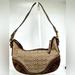 Coach Bags | Coach Vintage Limited Edition Brown Signature Suede Small Hobo Bag | Color: Brown/Tan | Size: Os