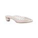 Kate Spade New York Shoes | Kate Spade New York Womens Clear Honor Pointed Toe Slip On Flats Shoes 6.5 B | Color: Cream | Size: 6.5