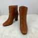 Kate Spade Shoes | Kate Spade Sienna Calf Mechelle Ankle Boots Leather Bootie Cognac Camel Sz 7 | Color: Brown/Tan | Size: 7