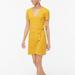 J. Crew Dresses | J. Crew Dress Women’s M Textured Knit Wrap Dress Mustard Yellow Cotton Blend | Color: Yellow | Size: M