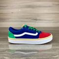 Vans Shoes | Blue Green Red Vans Old Skool Sk8 Low Youth Size 4 Skateboard Shoes, Womens 5.5 | Color: Blue/Green | Size: 5.5