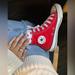 Converse Shoes | Like Brand New! Classic High Top Converse Women’s 8 Men’s 6 | Color: Red | Size: 8