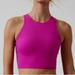 Athleta Intimates & Sleepwear | Athleta Conscious Crop Sport Bra Pink Sport Outdoor | Color: Blue | Size: 1x