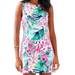 Lilly Pulitzer Dresses | Lilly Pulitzer Mila Stretch Shift Dress Via Flora Multi Color Pink Mini Cute 10 | Color: Green/Pink | Size: 10