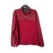 Under Armour Shirts | Euc Under Armour Mens Loose Fit 1/4 Zip Pullover Red Sz Xl Athletic Fleec | Color: Red | Size: Xl