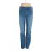 Guess Jeans - High Rise Skinny Leg Boyfriend: Blue Bottoms - Women's Size 28 - Medium Wash