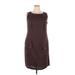 Lane Bryant Casual Dress - Shift: Brown Dresses - Women's Size 20 Plus