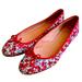 J. Crew Shoes | New J. Crew X Liberty Of London Wiltshire Print Kiki Ballet Flats Sz 7 | Color: Pink/Red | Size: 7