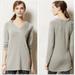 Anthropologie Sweaters | Anthropologie One September Brynn Sweater Braided Pleated Knit Boho Gray Size Xs | Color: Gray | Size: Xs