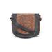 Carlos Falchi Leather Crossbody Bag: Brown Bags
