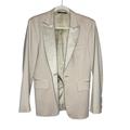 Gucci Jackets & Coats | Gucci Open Breasted Silk Blazer | Color: Cream | Size: 8