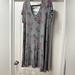Torrid Dresses | Grey Floral Print Torrid Dress | Color: Gray | Size: 3x