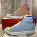 Nike Shoes | Nike Blazer Mid '77 Dance Sneaker Shoe Suede Women's 8 I Big Kids 6.5 Dq6084-402 | Color: Blue/Pink | Size: 8