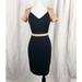 Anthropologie Dresses | Anthropologie Hoss Black & Tan Colorblock Bodycon Sheath Dress | Color: Black/Tan | Size: 2