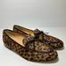 J. Crew Shoes | J. Crew Collection Academy Calf Hair Leopard Print Loafers With Bow Size 8.5 | Color: Brown/Tan | Size: 8.5