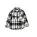 Old Navy Jacket: Gray Plaid Jackets & Outerwear - Kids Girl's Size Large