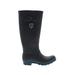 Kamik Rain Boots: Black Solid Shoes - Women's Size 8 - Round Toe