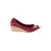 Cole Haan Nike Wedges: Burgundy Shoes - Women's Size 8 1/2