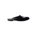 Zalo Mule/Clog: Black Solid Shoes - Women's Size 10 - Almond Toe