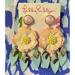 Lilly Pulitzer Jewelry | Lilly Pulitzer “Garden Gem” Statement Earrings With Lilly Dust Pouch New $58 | Color: Gold | Size: Os