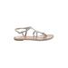 Chinese Laundry Sandals: Silver Solid Shoes - Women's Size 8 - Open Toe