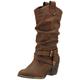 Rocket Dog Sidestep Womens Brown Cowboy Boot - Size 5 UK - Brown