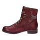 Josef Seibel Women Lace-up Ankle Boot Sanja 18, Ladies Ankle Boots,Width G (Regular),Removable Insole,lace-up Boot,Red (Bordeaux),40 EU / 6.5 UK
