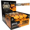 Warrior Crunch Chocolate Chip Cookie Dough,High Protein Low Sugar Bar Fudge Browni & White Chocolate Crisp Protein Bar, 64g (Pack of 12, Dark Chocolate Peanut Protein Bar)